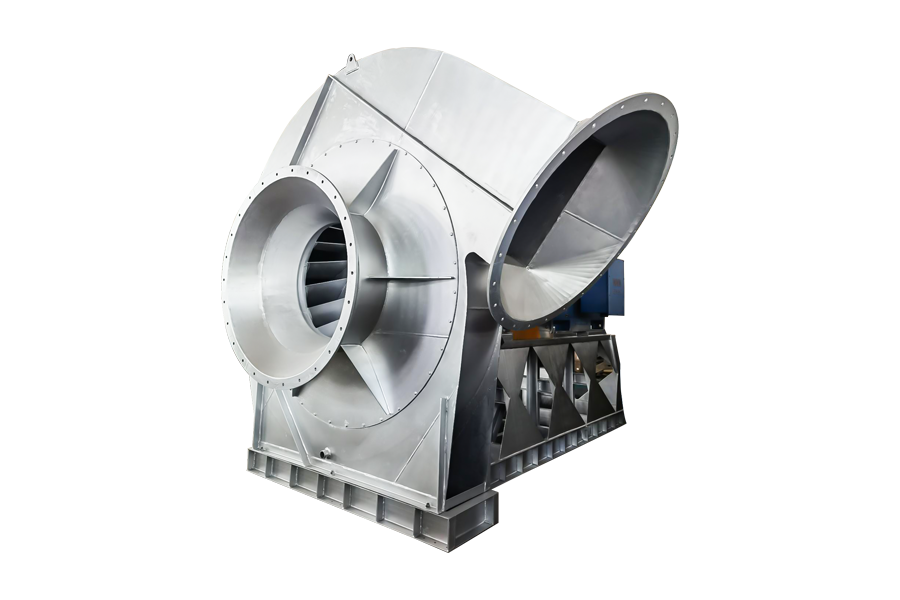 Industria della protezione ambientale - sistema di trattamento del forno rotante per rifiuti solidi e liquidi Ventilatore a tiraggio indotto